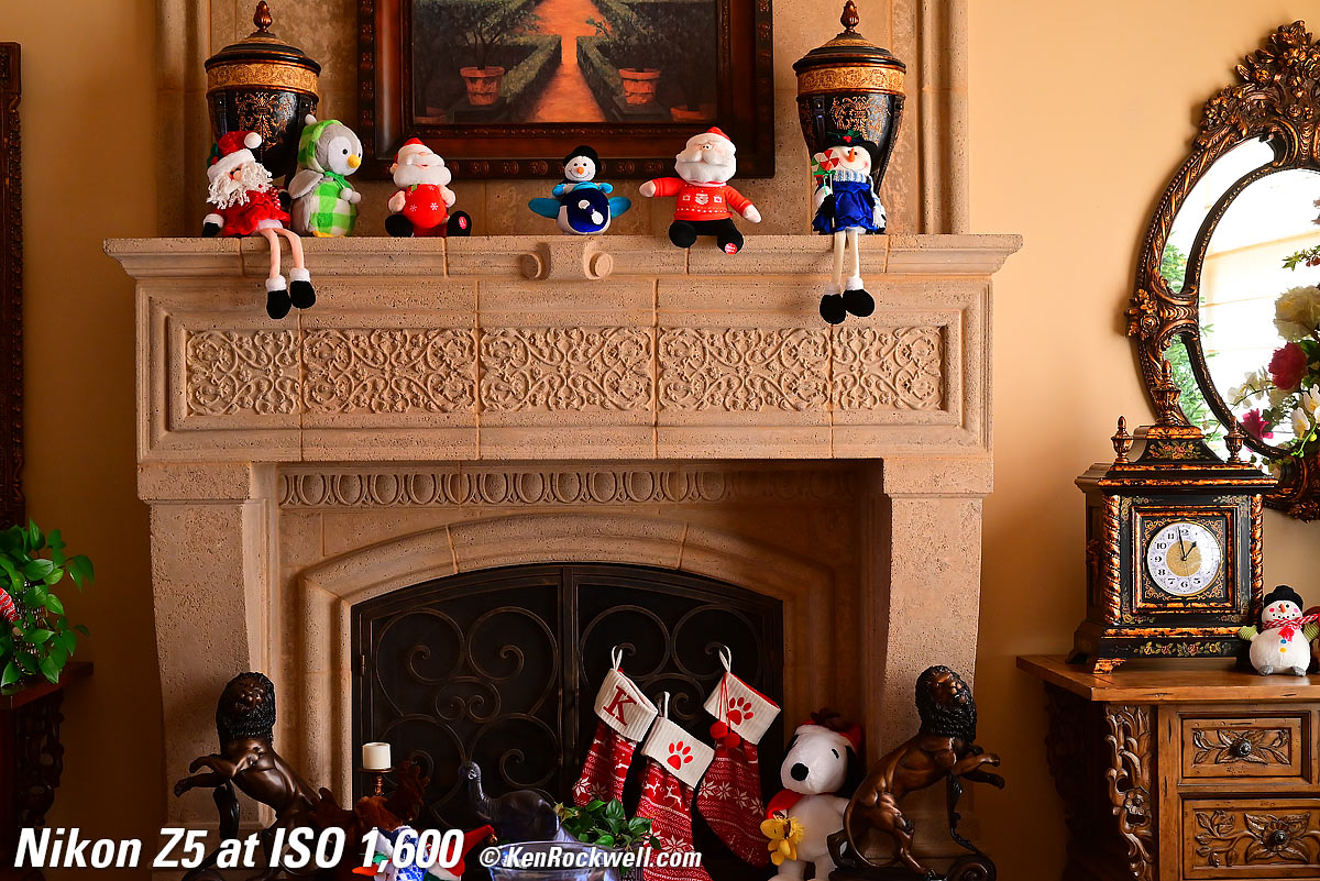 Nikon Z5 High ISO Performance Sample Image File