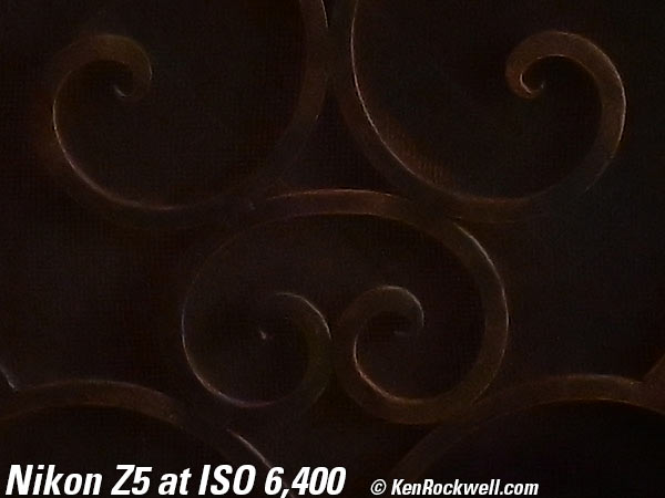 Nikon Z5 High ISO Performance Sample Image File