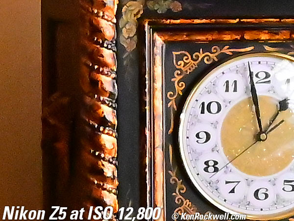 Nikon Z5 High ISO Performance Sample Image File