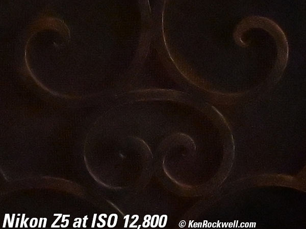 Nikon Z5 High ISO Performance Sample Image File