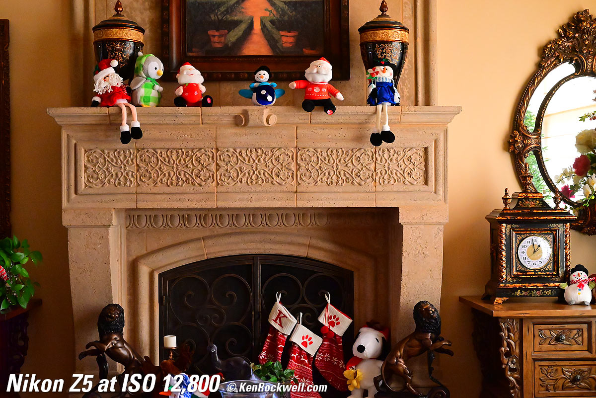 Nikon Z5 High ISO Performance Sample Image File