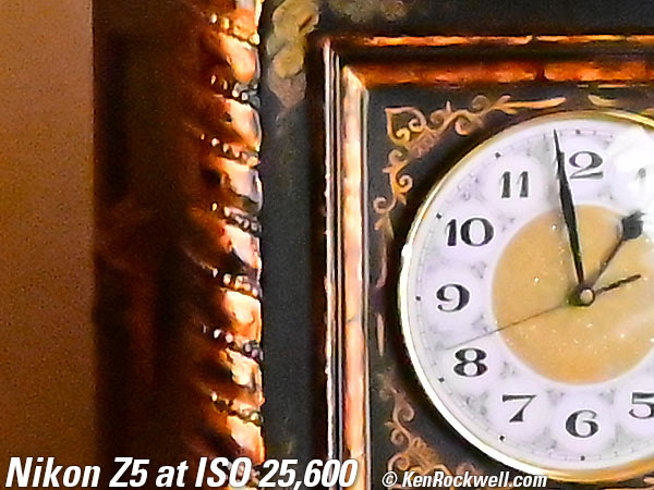 Nikon Z5 High ISO Performance Sample Image File