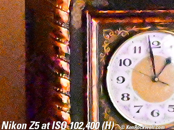 Nikon Z5 High ISO Performance Sample Image File