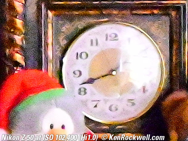 Nikon Z50 High ISO Performance Sample Image