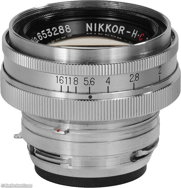 Nikon NIKKOR-H&bull;C 5cm (50mm) f/2