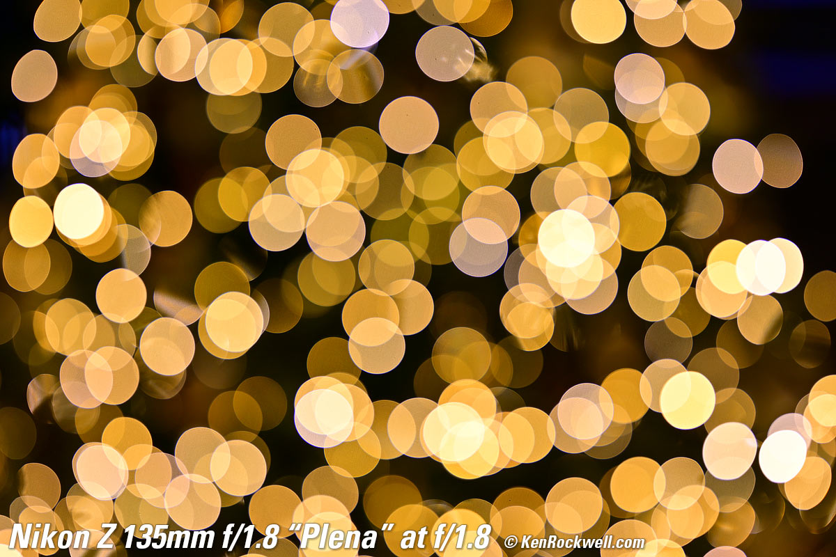 Nikon Z 135mm f/1.8 Bokeh sample image