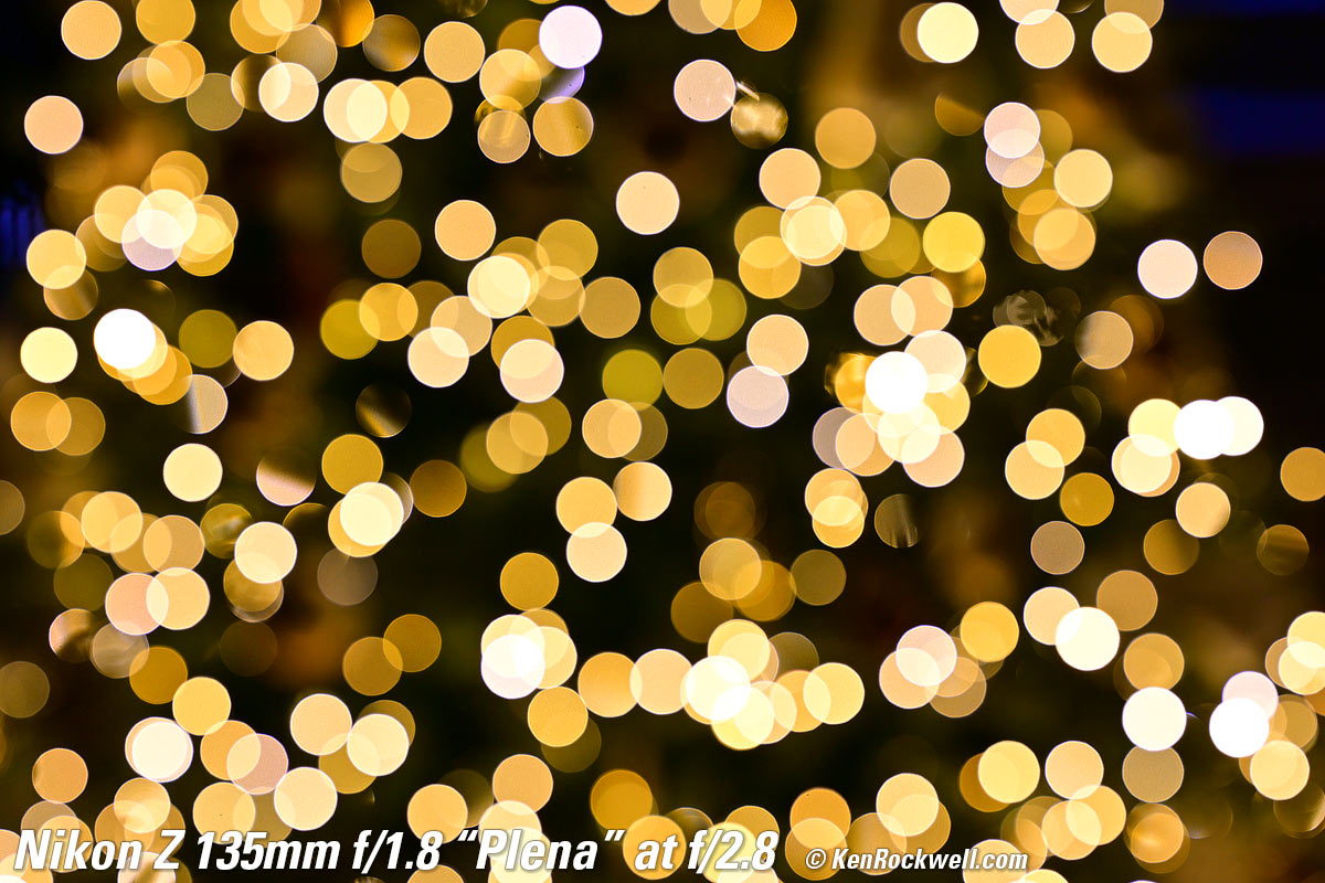 Nikon Z 135mm f/1.8 Bokeh sample image