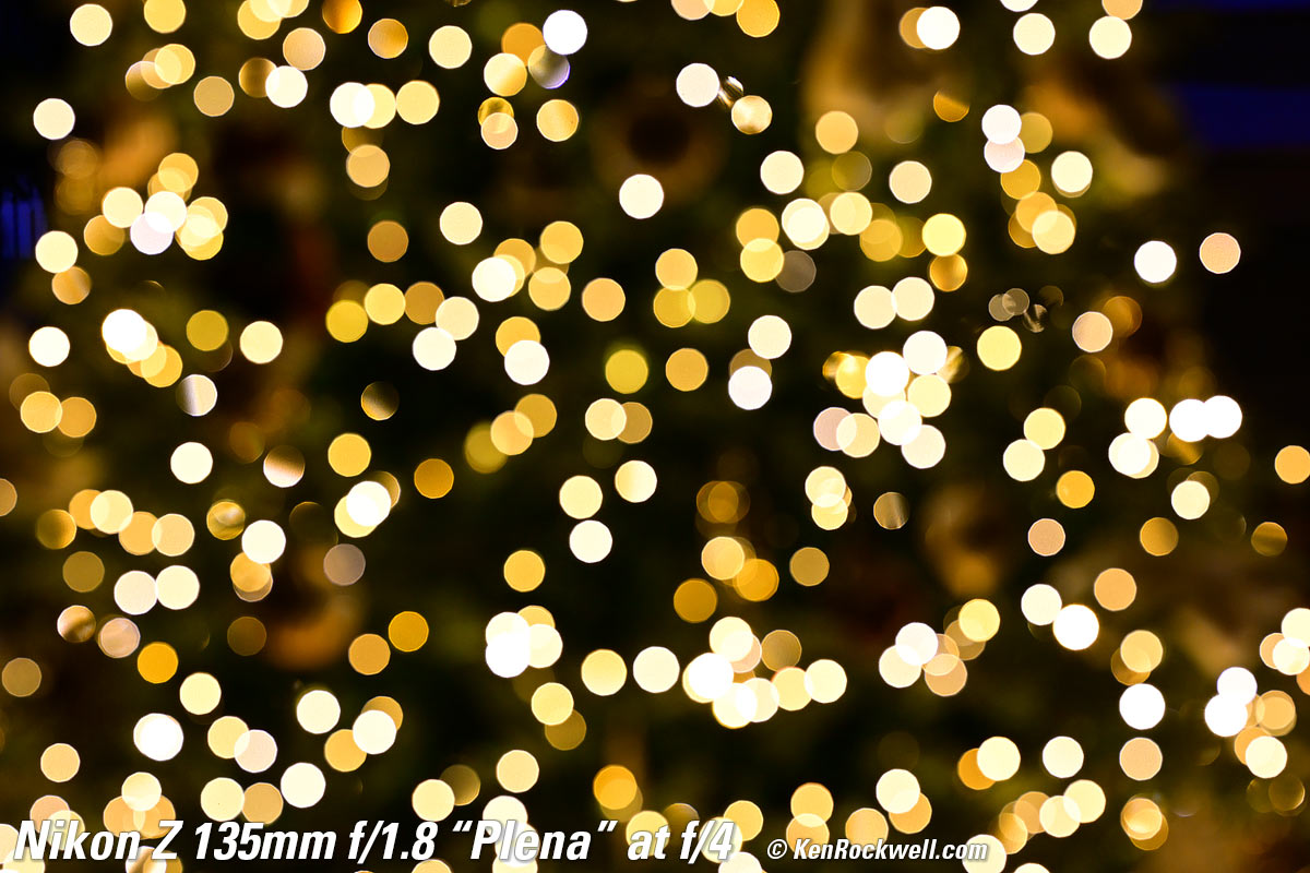 Nikon Z 135mm f/1.8 Bokeh sample image