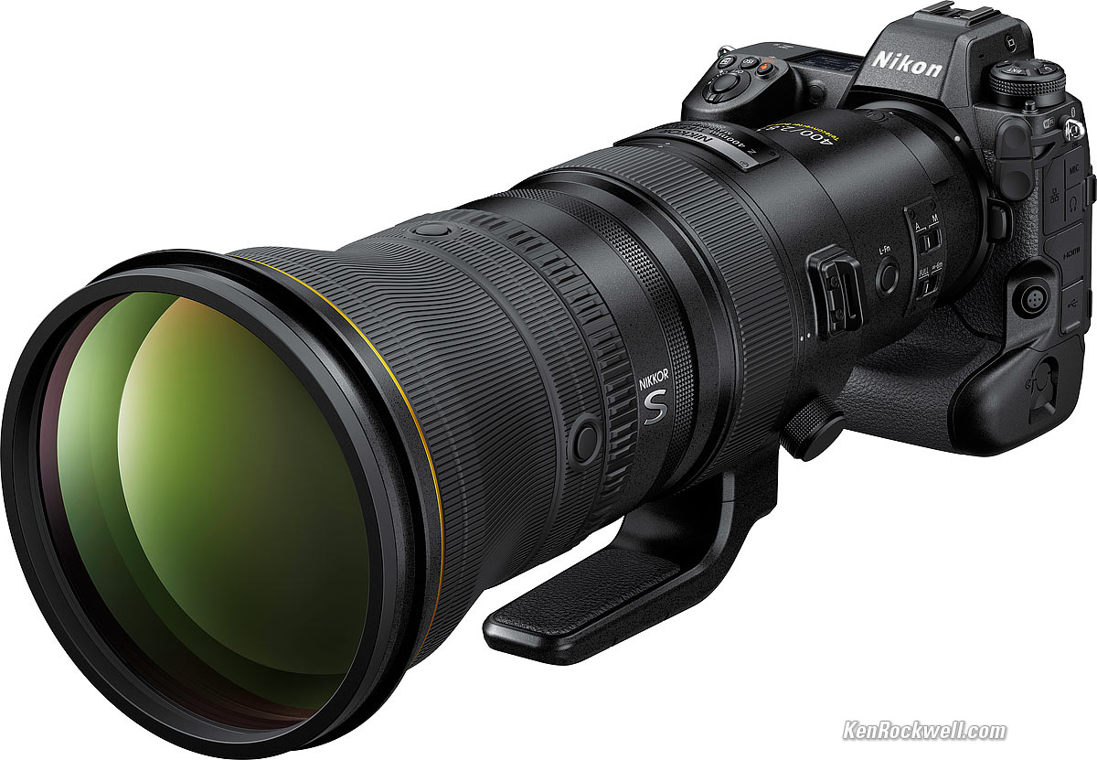 Nikon Z 400mm f/2.8 on Nikon Z9