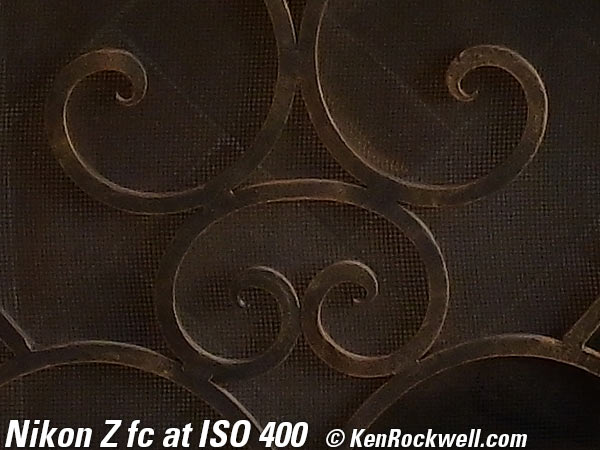 Nikon Z fc High ISO performance