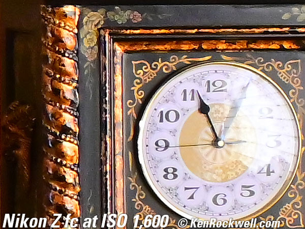 Nikon Z fc High ISO performance