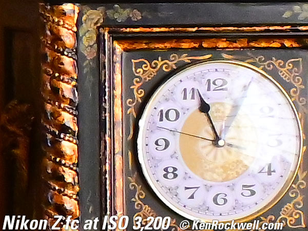 Nikon Z fc High ISO performance