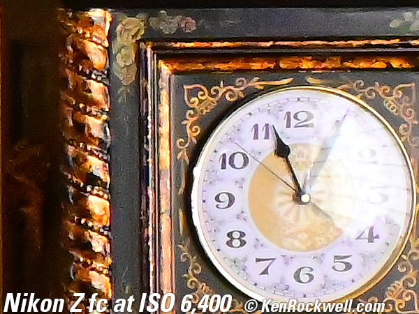 Nikon Z fc High ISO performance