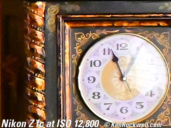 Nikon Z fc High ISO performance