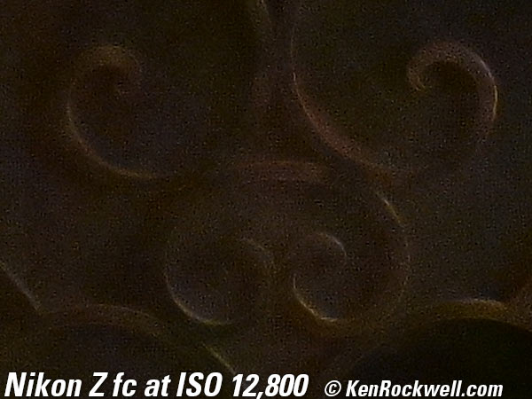 Nikon Z fc High ISO performance