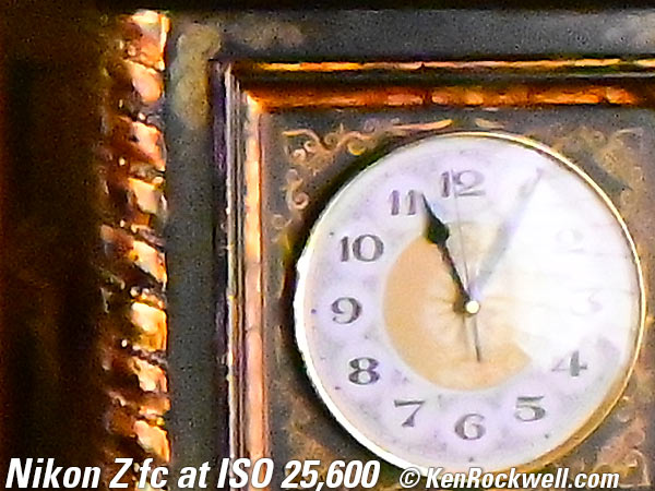 Nikon Z fc High ISO performance