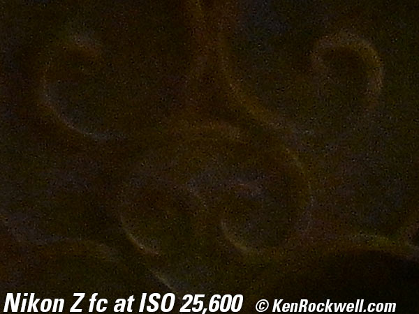 Nikon Z fc High ISO performance