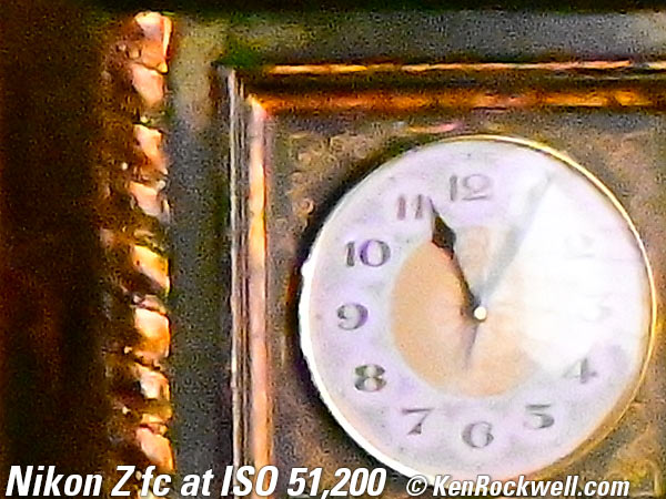 Nikon Z fc High ISO performance