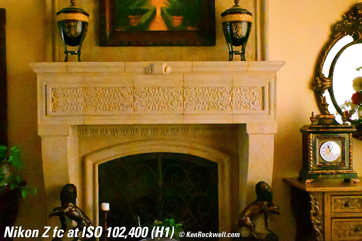 Nikon Z fc High ISO performance