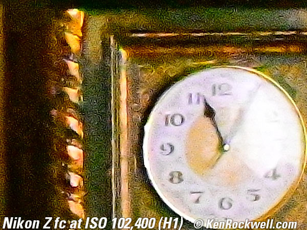 Nikon Z fc High ISO performance