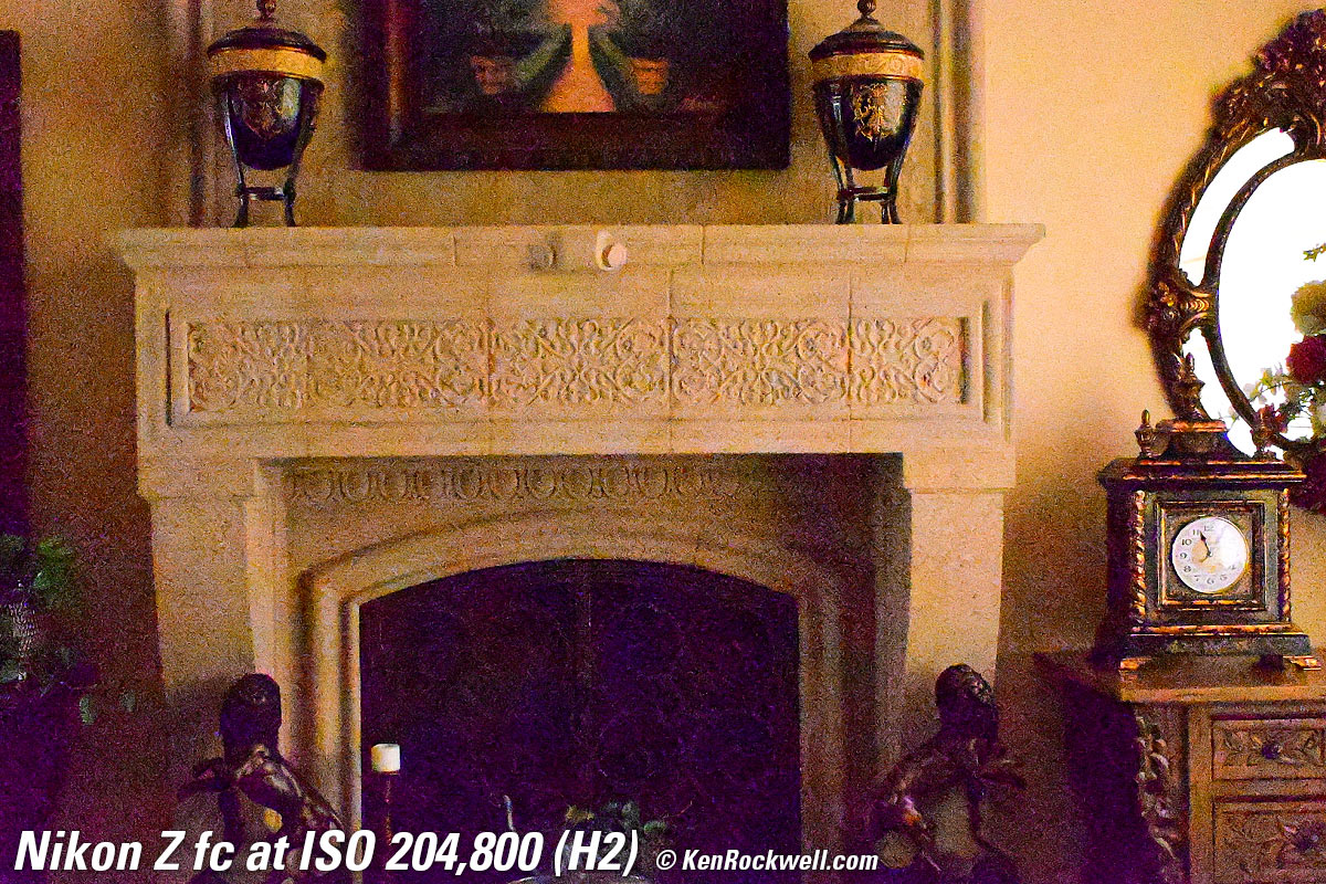 Nikon Z fc High ISO performance