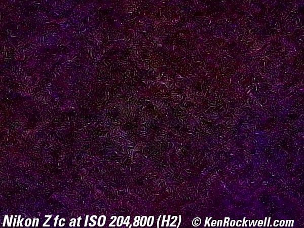 Nikon Z fc High ISO performance