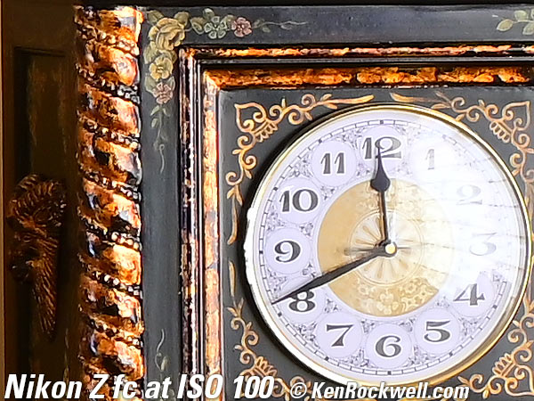 Nikon Z fc High ISO performance