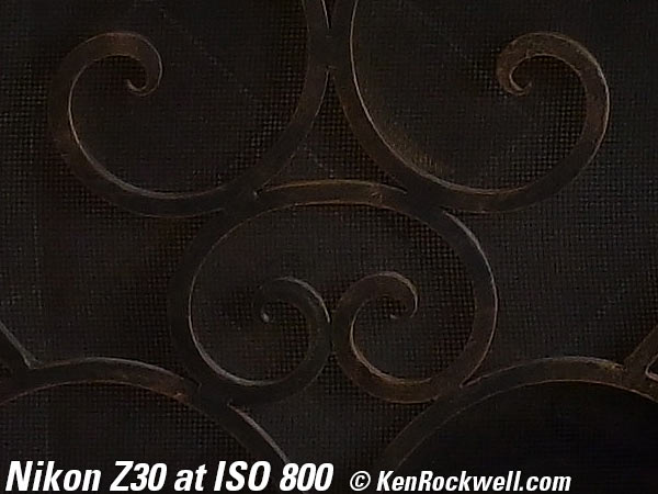 Nikon Z30 High ISO Sample Image File