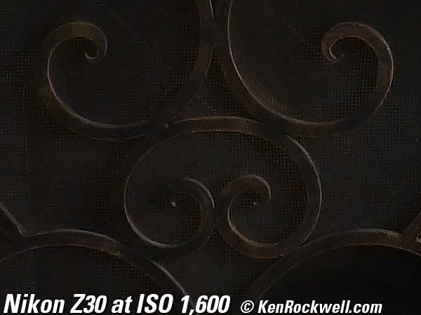 Nikon Z30 High ISO Sample Image File