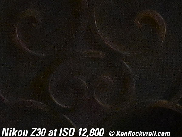 Nikon Z30 High ISO Sample Image File