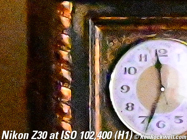 Nikon Z30 High ISO Sample Image File