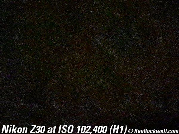 Nikon Z30 High ISO Sample Image File