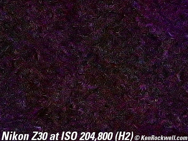 Nikon Z30 High ISO Sample Image File