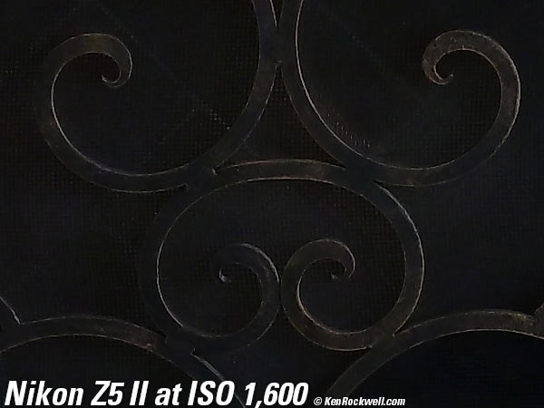 Nikon Z5 II High ISO Sample Image File