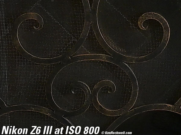 Nikon Z6 III High ISO Sample Image File