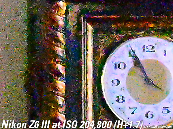 Nikon Z6 III High ISO Sample Image File