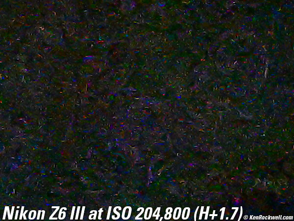 Nikon Z6 III High ISO Sample Image File