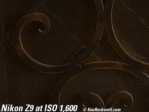 Nikon Z9 High ISO Performance Sample Image File