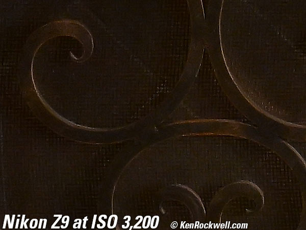 Nikon Z9 High ISO Performance Sample Image File