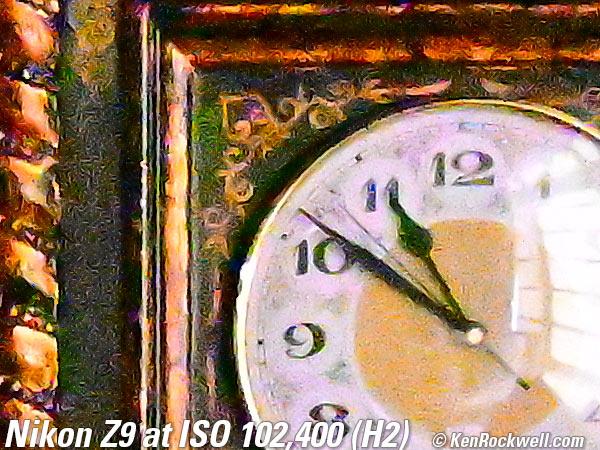 Nikon Z9 High ISO Performance Sample Image File