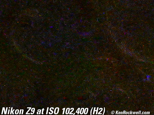 Nikon Z9 High ISO Performance Sample Image File