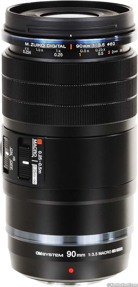 OM System 90mm f/3.5 IS MACRO PRO