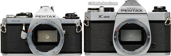 Pentax ME and K1000