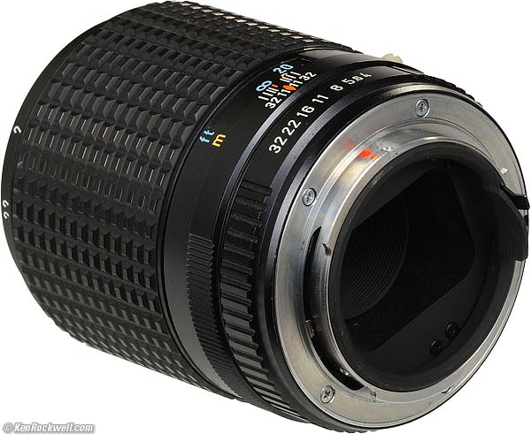 Rear, Pentax 100mm Macro