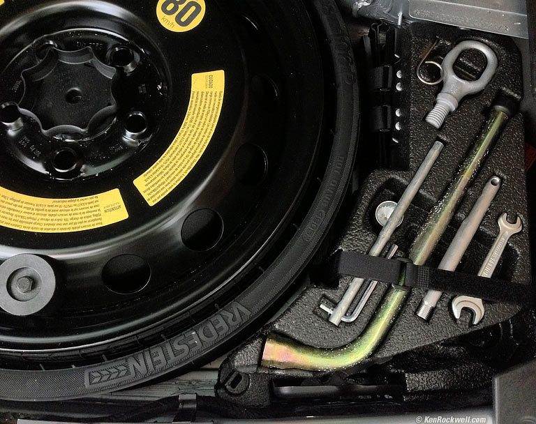 Porsche Cayenne Turbo S Spare Tire