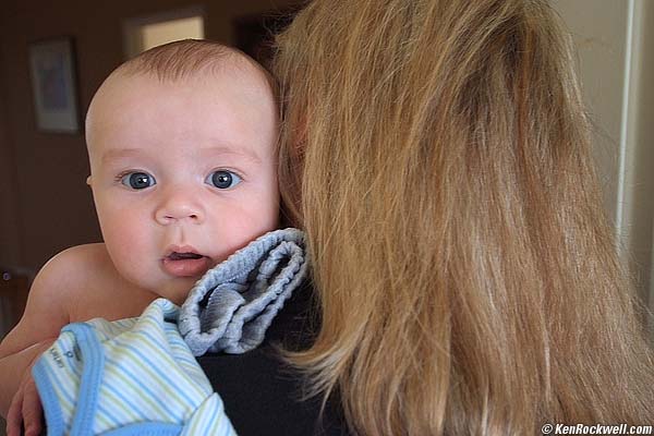 Ryan going to his bath