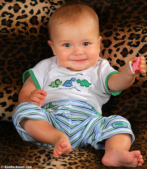 Ryan offering a Binky