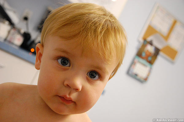 Baby Ryan self-portrait