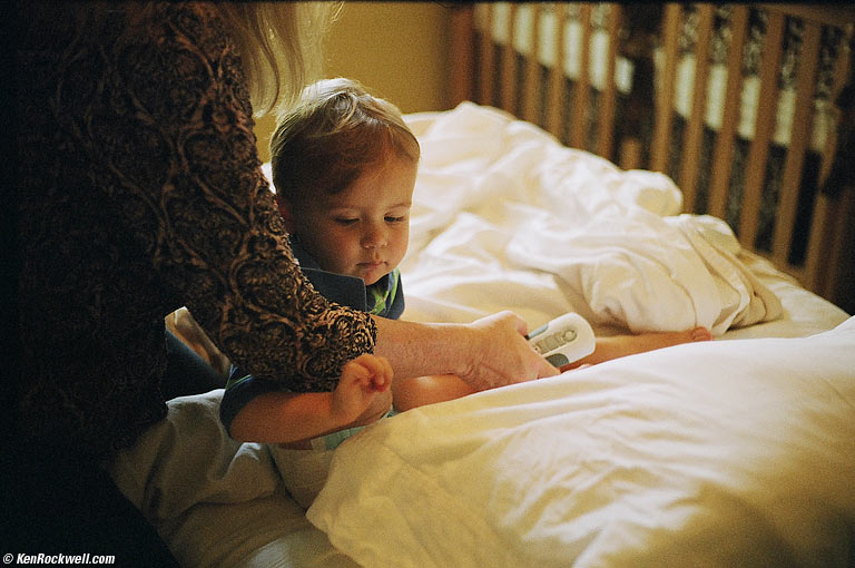 Mom and the fan remote control