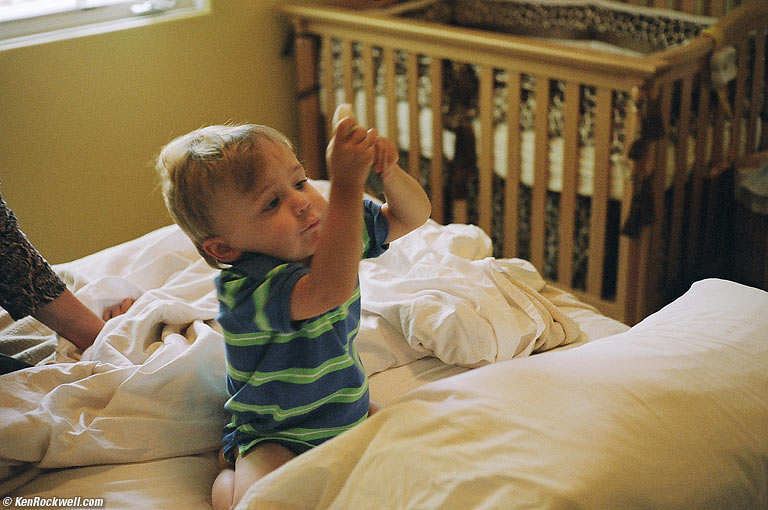 Ryan and the fan remote control.